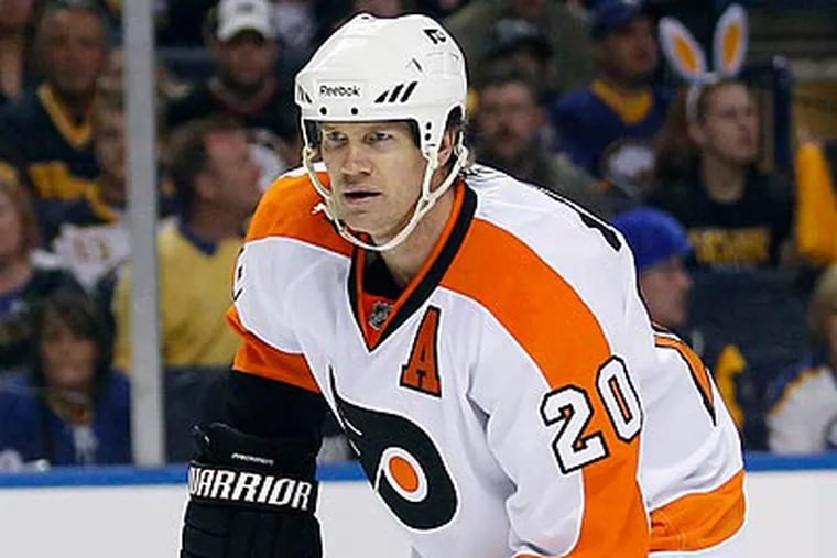 Chris Pronger may need surgery to repair a herniated disk in his back. (Yong Kim/Staff Photographer)