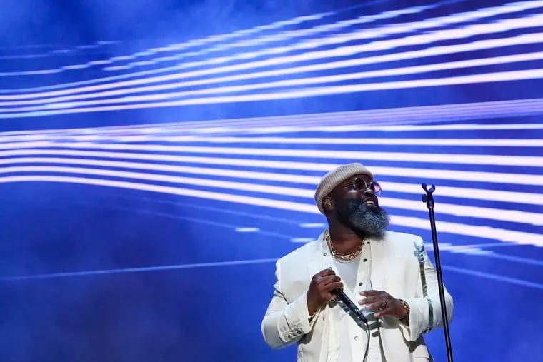 Tariq "Black Thought" Trotter performs at the Roots Picnic at the Mann Center in 2022. This year's event is on June 1 and 2.