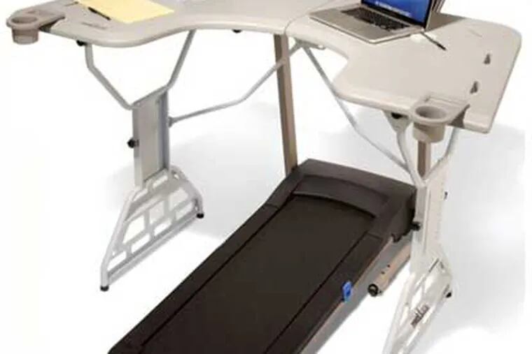 TrekDesk Treadmill Desk,.$479.
www.trekdesk.com
