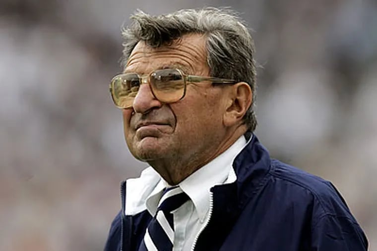 Joe Paterno's exterior was beyond gruff sometimes, but there was a core of good in him. (Carolyn Kaster/AP file photo)