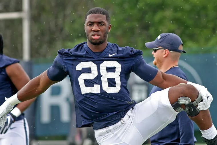 Penn State's Jayson Oweh has applied the lessons learned from Shaka Toney and Deion Barnes to improve at defensive end this season.