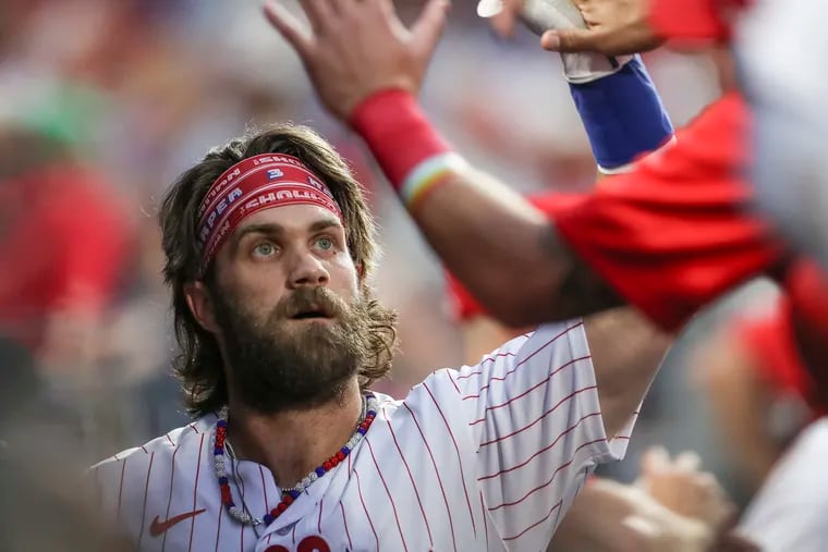 Bryce Harper and the Phillies will take on the Milwaukee Brewers in a three-game series beginning Friday night.