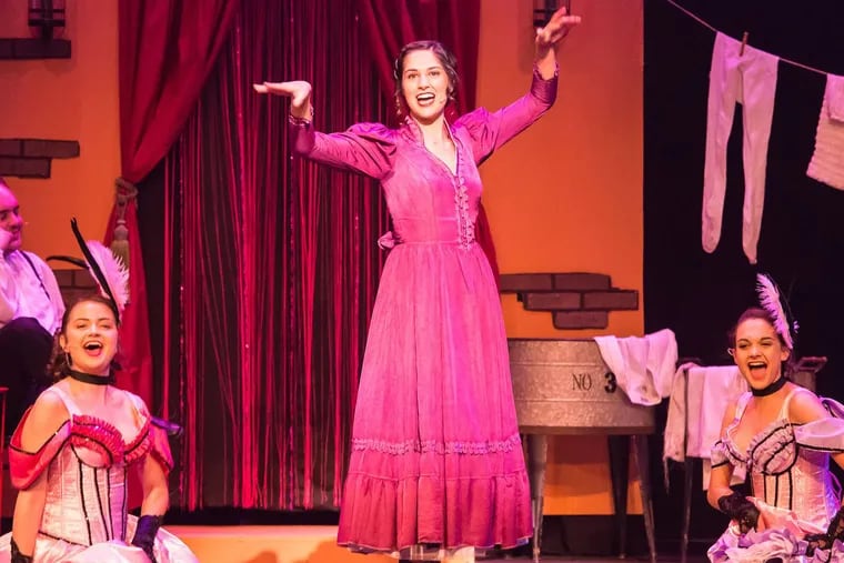 Angie Fennell as La Mome Pistache in “Can-Can,” through May 13 at the Broadway Theatre of Pitman, N.J.