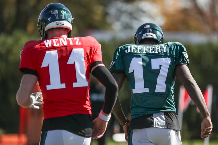 Eagles quarterback Carson Wentz and receiver Alshon Jeffery are more compatible than public perception would suggest.