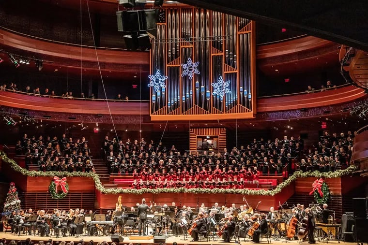 The 2019 Philly Pops Christmas spectacular at the Kimmel Center
