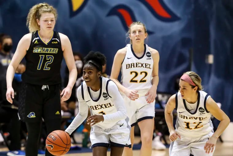 Drexel's Keishana Washington stepped up and scored 16 of her 18 points in the second half comeback against JMU.