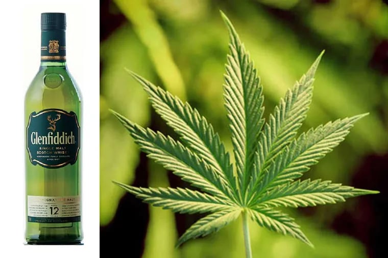 Wm. Grant and Sons executive is moving on to the world of weed.