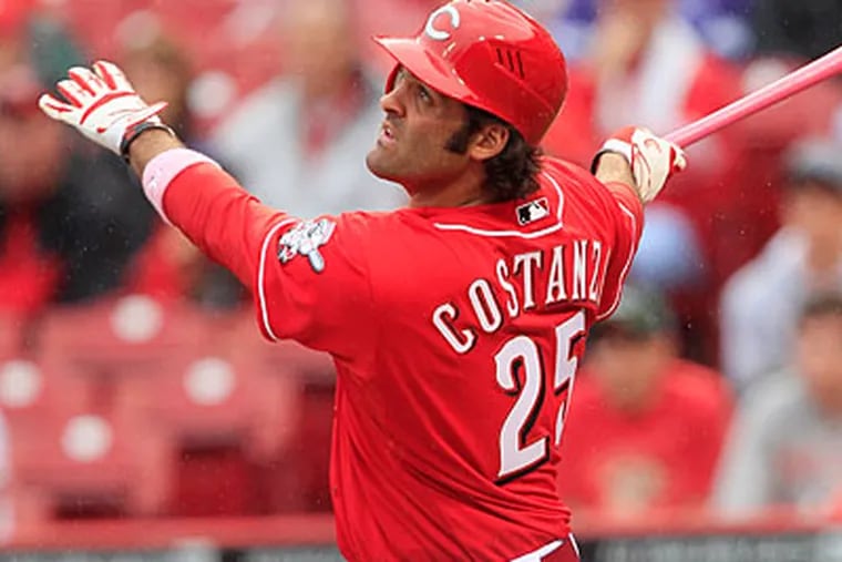 Former Phillies prospect Mike Costanzo was traded from the organization in 2007. (Al Behrman/AP Photo)