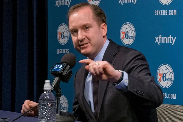Sixers general manager Sam Hinkie.