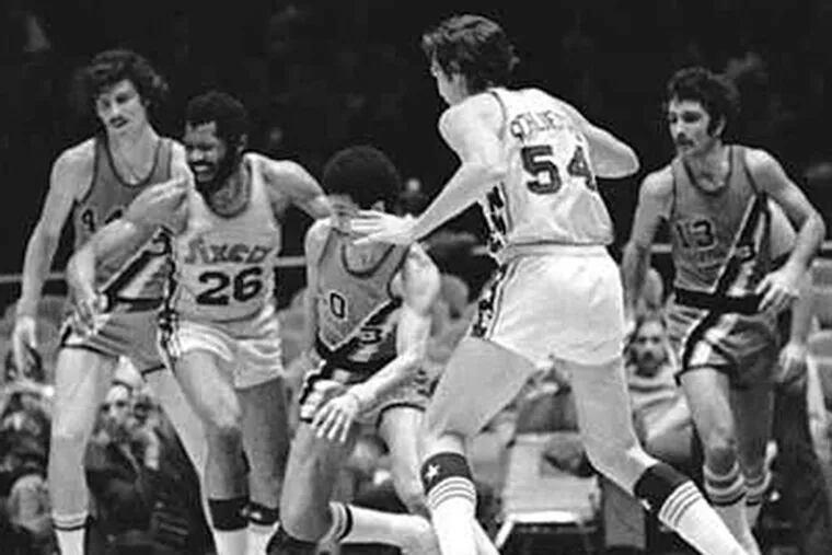 The 1972-73 Sixers own the worst record in NBA history at 9-73. (AP file photo)
