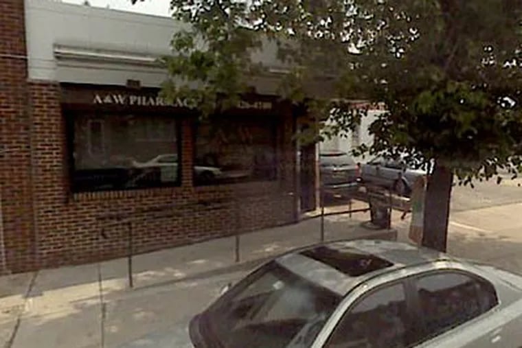 The winning, $1 million MegaMillions lottery ticket was purchased at the A&W Pharmacy on East Westmoreland Street in Port Richmond. (Google StreetView)