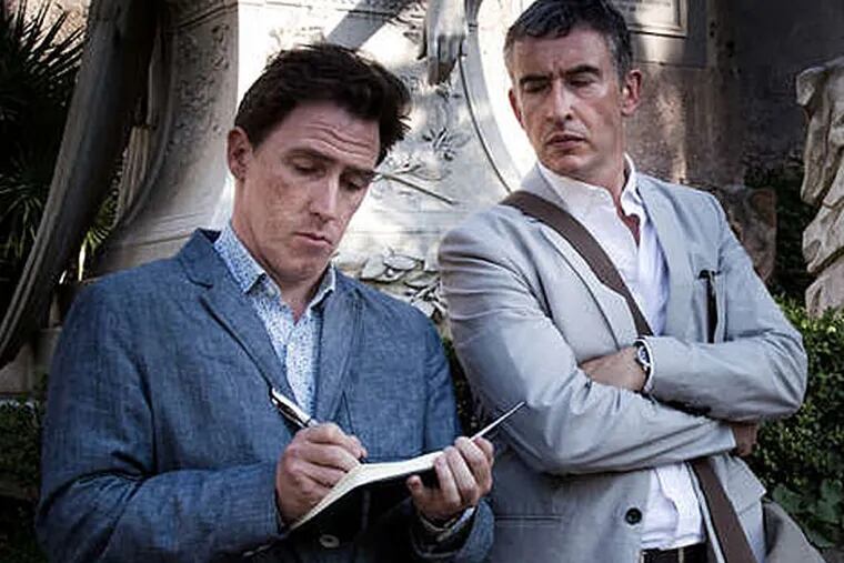 "The Trip to Italy" stars funny Brits Rob Brydon (left) and Steve Coogan, on the road in a sequel to their 2010 hit, "The Trip." (IFC Films)
