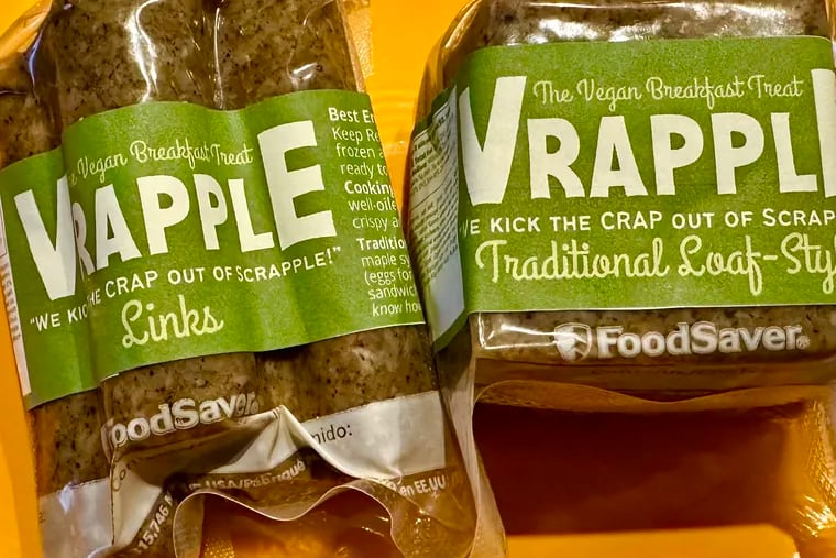 Vegan scrapple, a plant-based version of the Pennsylvania meat scrap delicacy