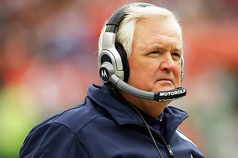 Dallas Cowboys' head coach Wade Phillips is 33-15 in 3 years with Dallas. (AP Photo/Orlin Wagner)