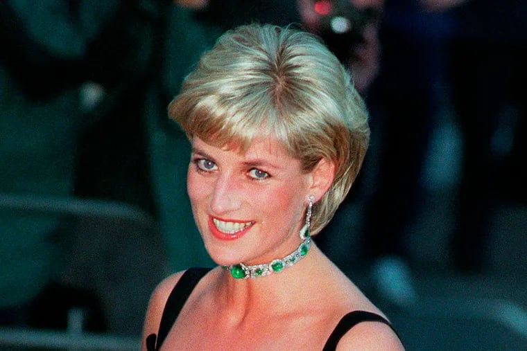 In this Tuesday, July 1, 1997 file photo Diana, Princess of Wales, smiles as she arrives at the Tate Gallery in London.