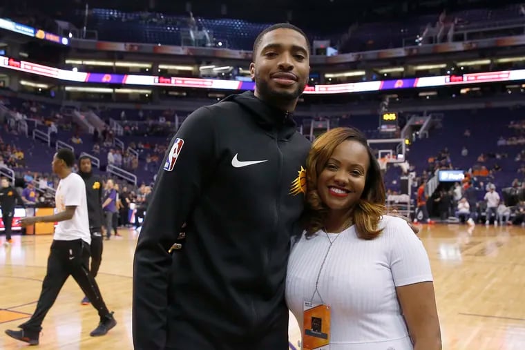 Tyneeha Rivers gets to visit her son, Mikal Bridges, in Phoenix about once a month. She might see him a bit more if he hadn't been traded away from the Sixers, but she is "elated" to see her son live out his dream.