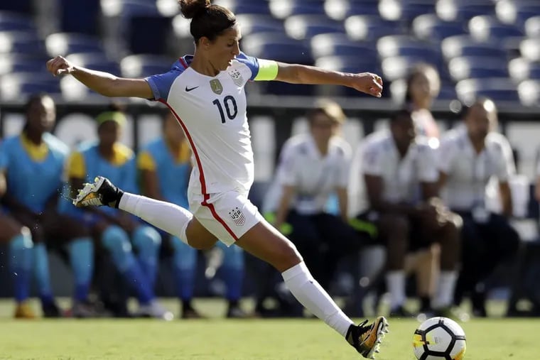 Delran native and U.S. women’s national soccer team captain Carli Lloyd is headed to New Jersey’s Sky Blue FC, where she will likely finish her career.