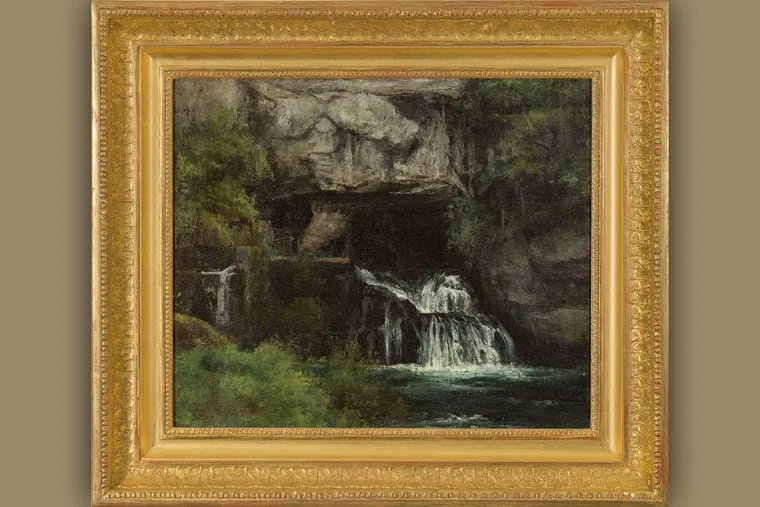 The Source of the Lison (La Source du Lison), by Gustave Courbet in 1864, was discovered in the basement of Penn's School of Dental Medicine.