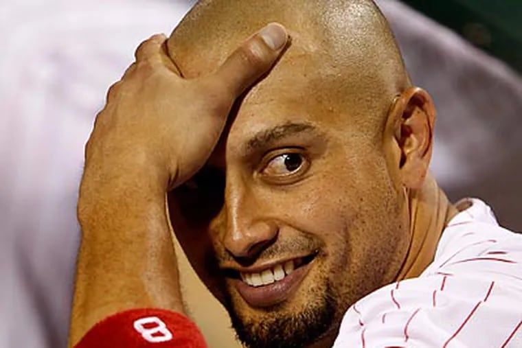 Phils centerfielder Shane Victorino and his foundation helped to keep the Nicetown Boys and Girls Club from shutting down. (Ron Cortes/Staff Photographer)
