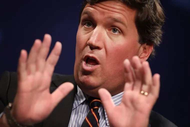Fox News host Tucker Carlson speaks at the National Review Institute's Ideas Summit at the Mandarin Oriental Hotel on March 29, 2019, in Washington, D.C.