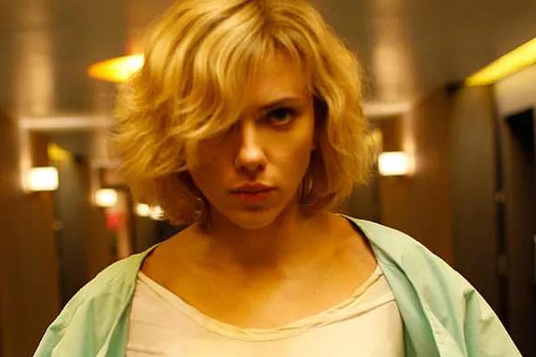 Scarlett Johansson in ";Lucy" Both a violent thriller and comic-book sci-fi about the mind.