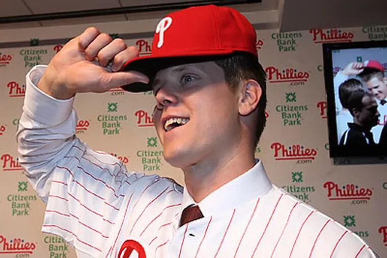 "I really admire the way they play," Jonathan Papelbon said of the Phillies. (Steven M. Falk/Staff Photographer)