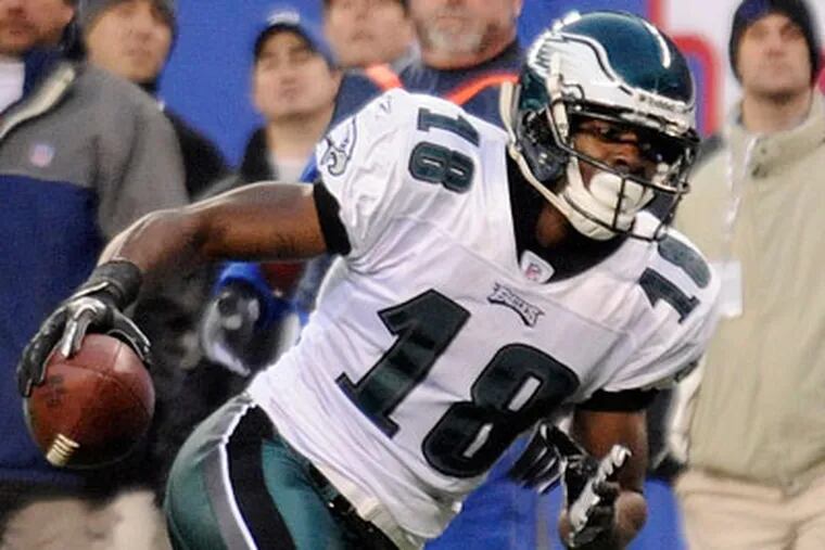 Jeremy Maclin leads the Eagles with 10 TD catches, the most by an Eagles receiver since Terrell Owens caught 14 in 2004. (Clem Murray/Staff Photographer)