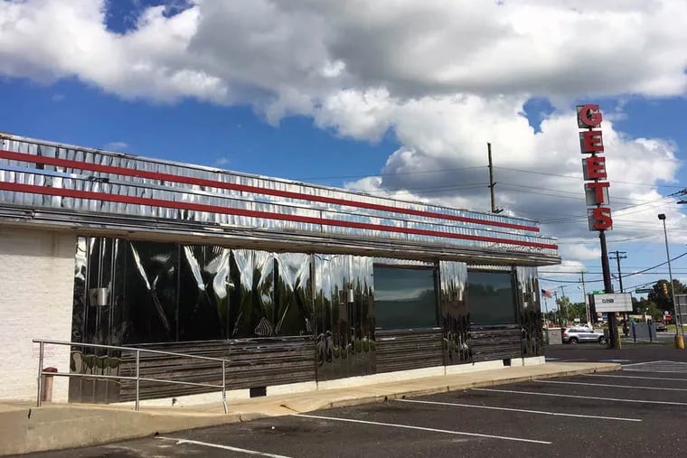 Repairs to Geets Diner had been underway for about a year and remained unfinished. Monroe
Township Mayor Dan Teefy is hoping a buyer will be found.