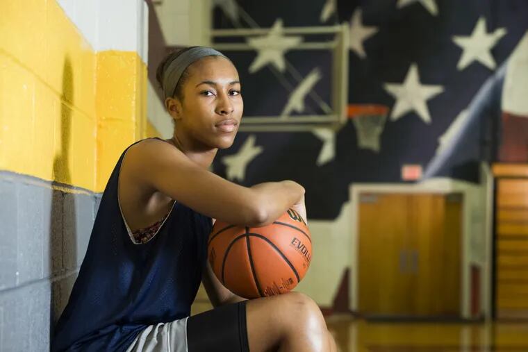 Gloucester Catholic junior Azana Baines has a recruiting list of 15 top colleges in the country.