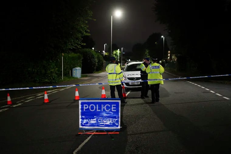 Police in southwest England said several people were killed, including the suspected shooter, in the city of Plymouth Thursday in a “serious firearms incident” that wasn't terror-related.