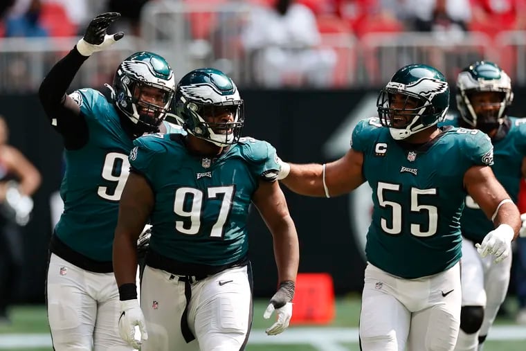 The Eagles' defense dominated Atlanta last week, and in a weak NFC East, even a fraction of that performance can keep them atop the division.