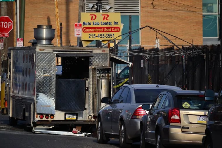 The food truck explosion occurred in the Feltonville section of Philadelphia on July 1, 2014. File photo by C.F. Sanchez.