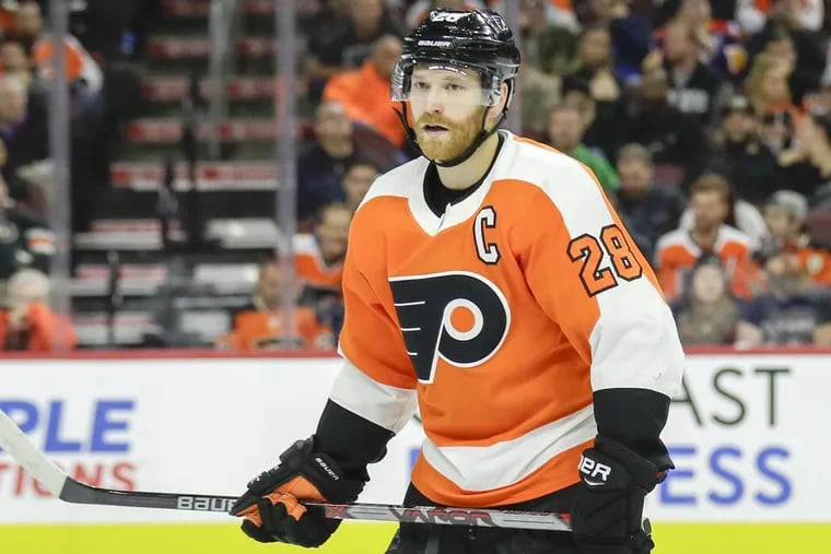 Philadelphia Flyers captain Giroux unselfishly agreed to move to left wing from center. He has made the switch flawlessly while returning to his point-a-game form.