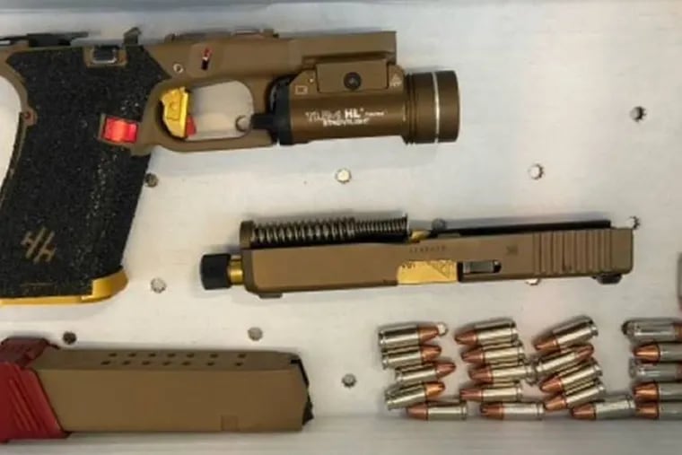 A loaded gun and an unloaded firearm were caught by TSA officers at the Philadelphia International Airport this weekend.