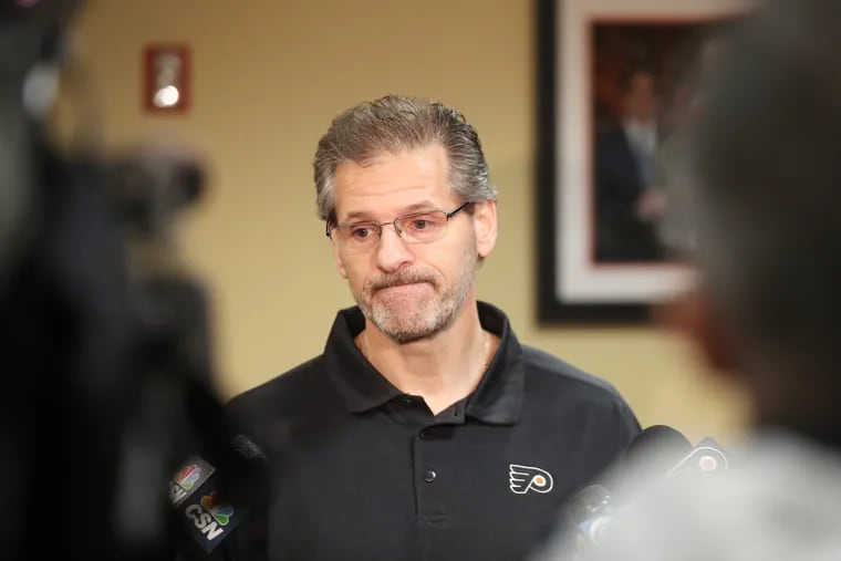 Ron Hextall's tenure as general manager is over.