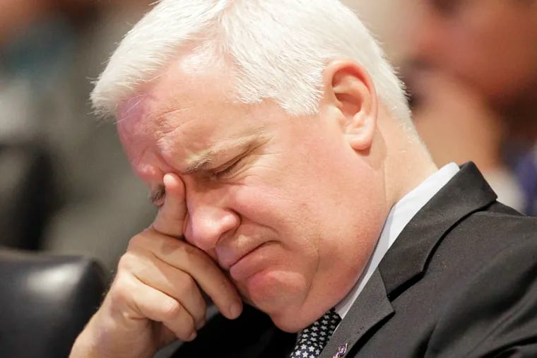 Gov. Corbett may have been a little too enthusiastic about the fracking industry.