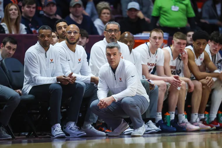 Tony Bennett and his patented defense will look to slow down and contain the gifted offense North Carolina possesses Saturday. (Photo by Ryan Hunt/Getty Images)