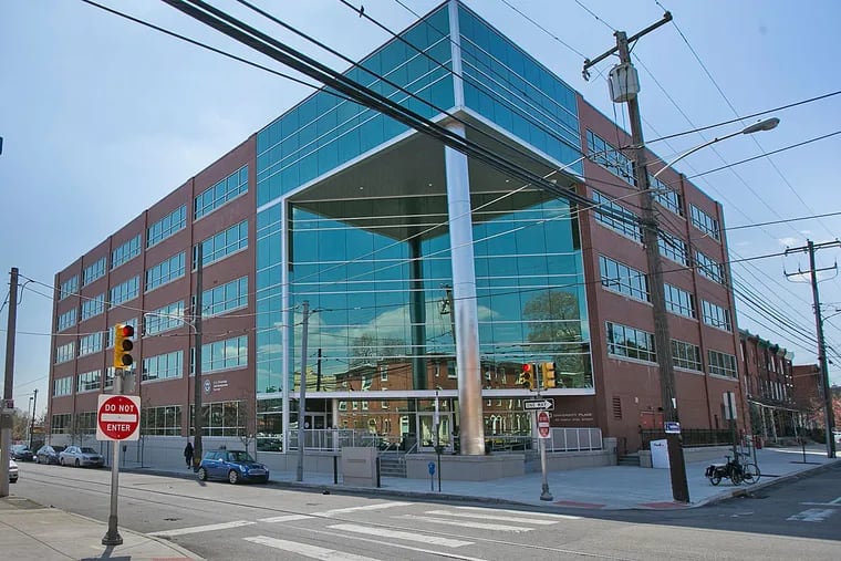The exterior of the 2.0 University Place office building at 30 N. 41st St. in Philadelphia.