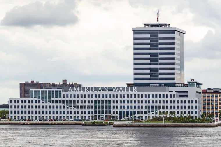 The new Conner Strong & Buckelew tower rises above the Camden waterfront.