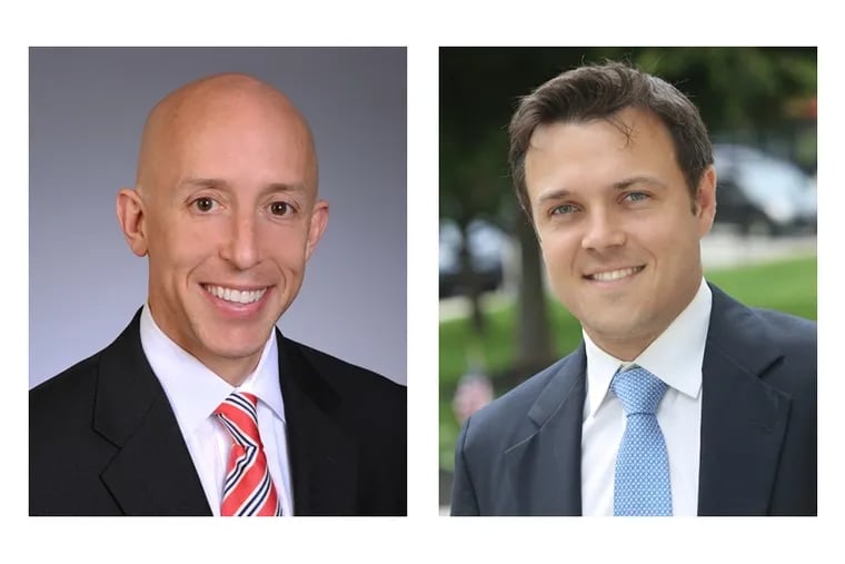 Delaware County Council candidates Brian Zidek and Kevin Madden hope a registration edge gets Democrats on Council for the first time in 40 years.