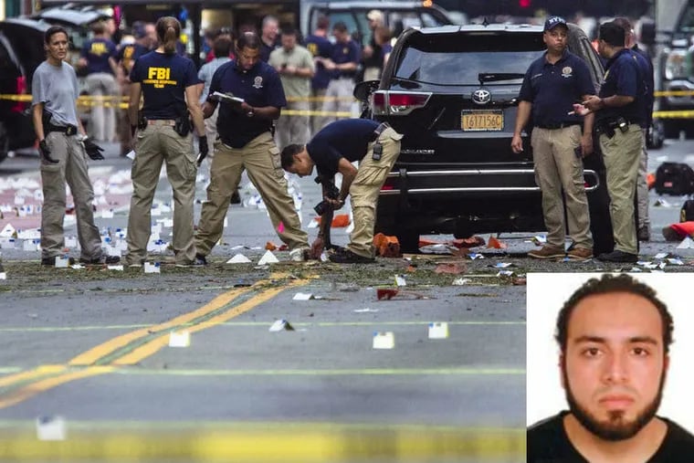 Ahmad Khan Rahami, 28, a naturalized citizen from Afghanistan, is being sought for questioning in a weekend explosion in Manhattan.