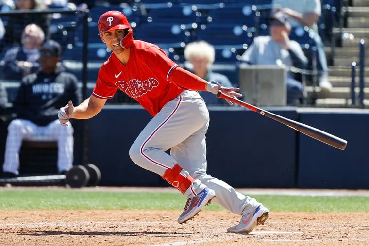 Scott Kingery batted .229/.280/.387 with 62 doubles, 30 homers, 96 RBIs, 25 stolen bases, and 320 strikeouts in 1,127 plate appearances over 325 games for the Phillies.