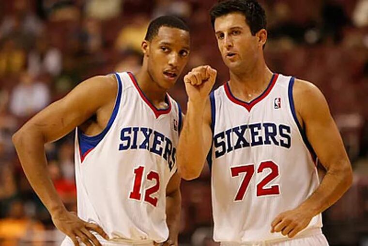 The Sixers could move Jason Kapono (right), but will most likely keep their roster in tact. (Michael S. Wirtz/Staff file photo)