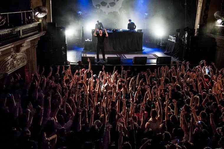 The crowd during Atmosphere's stop at The Trocadero as part of their "Fortunate" tour on Wednesday, May 6, 2015.