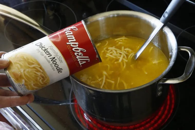 U.S. soup and V8 beverages have been key areas of weakness for Campbell Soup Co., the chief financial officer said.