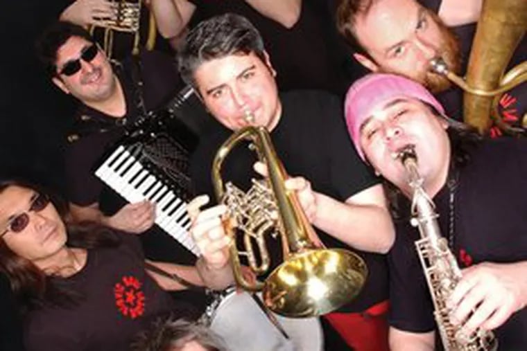 Slavic Soul Party will bring their mixture of Balkan brass and American funk to the Kimmel Center's Perelman Theater.