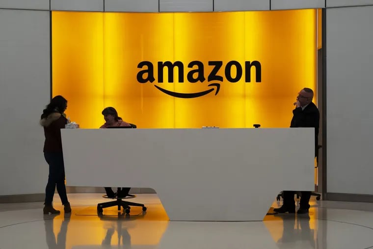 The Amazon corporate logo