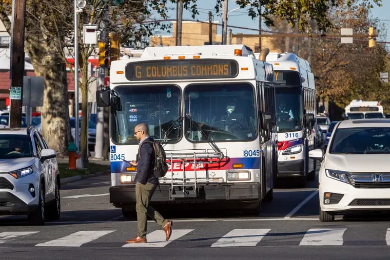 SEPTA's Route G bus provides a key transit connection between West Philadelphia and South Philadelphia. The authority wants to prune some parts of the route that have lower ridership and reduce operational variations to make the route simpler.