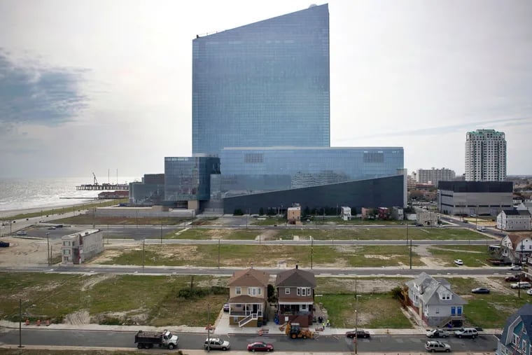 A view of the North Beach neighborhood in Atlantic City - looking towards the closed Revel Casino. STEPHANIE AARONSON / Staff Photographer