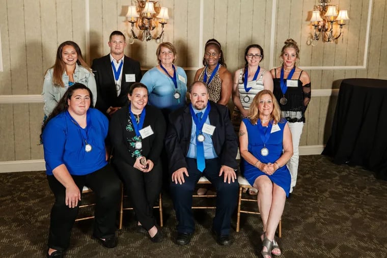 The newest graduates of the Bucks County Opportunity Center's economic self-sufficiency program were honored at a ceremony at Northampton Valley Country Club in Richboro in October.
